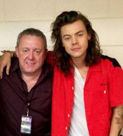 Anne Twist's first husband Desmond and son Harry Styles.